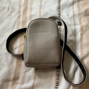 Small Crossbody Sling Bag in a Nude/Cream Color